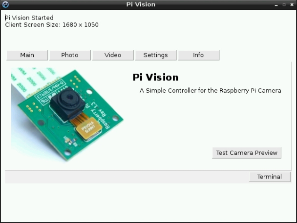 A Raspberry Pi Camera Controller - Hey...What's the BIG idea?