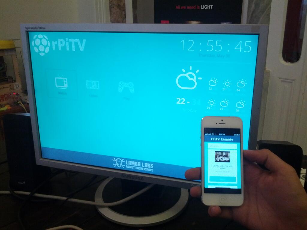 Build your own Google TV Using RaspberryPi, NodeJS and Socket.io | Donald's Blog