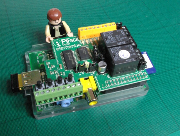 Having a play with the Pi-Face board