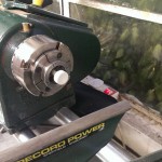 Using a lathe to smooth them up