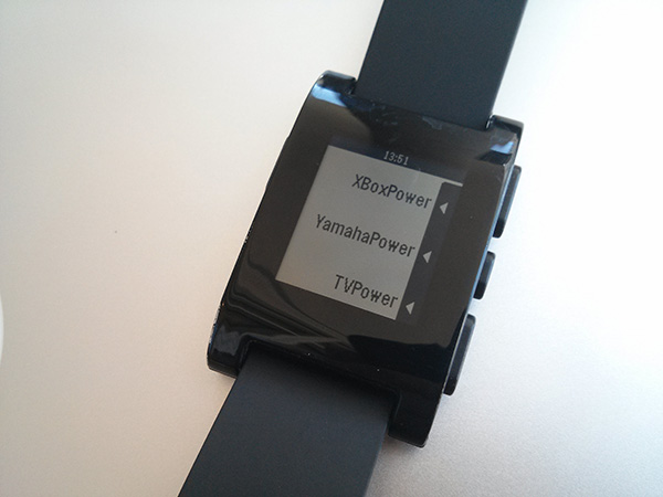 Using a RaspberryPi and Pebble Watch to control your home theater - alexba.in