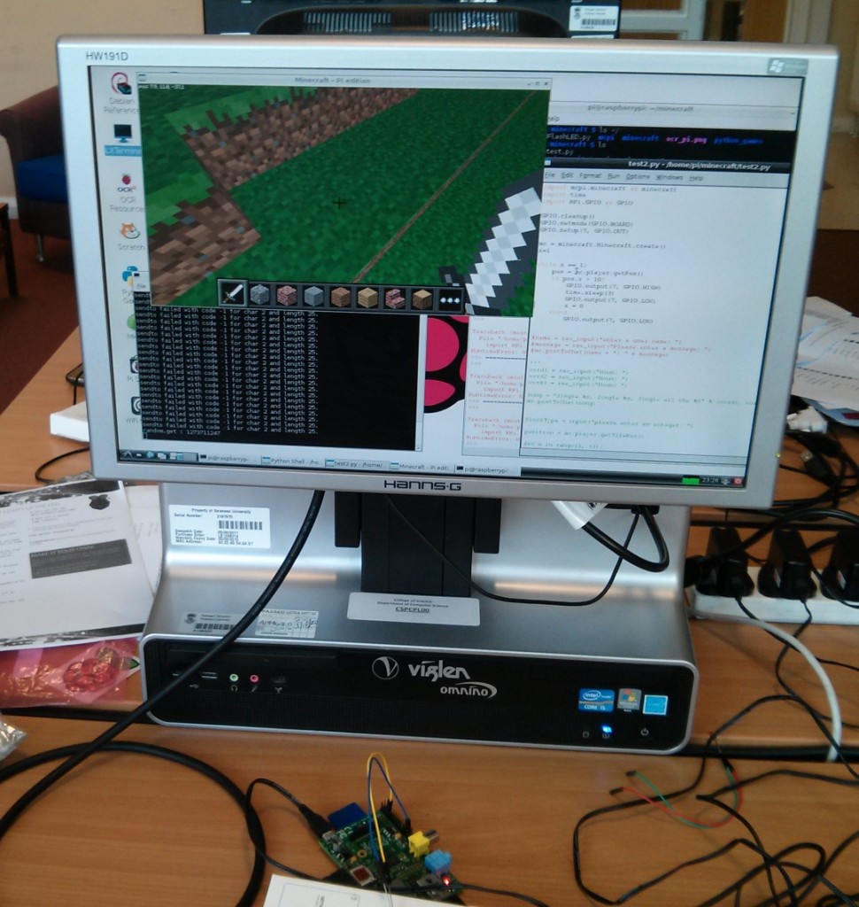 Python Programming with Minecraft Pi: Early Draft | arghbox