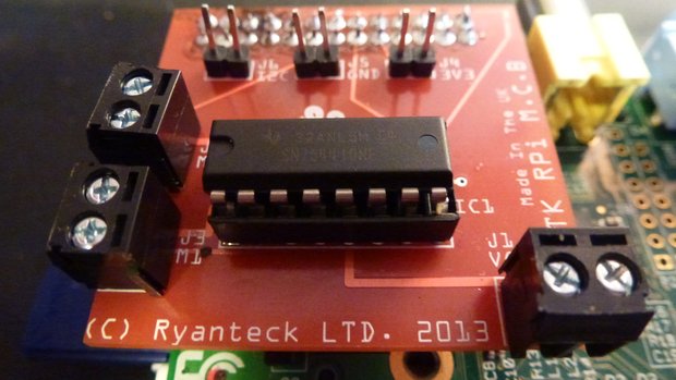 Ryanteck Raspberry Pi Motor Controller Board Kit from Ryanteck LTD. | Tindie